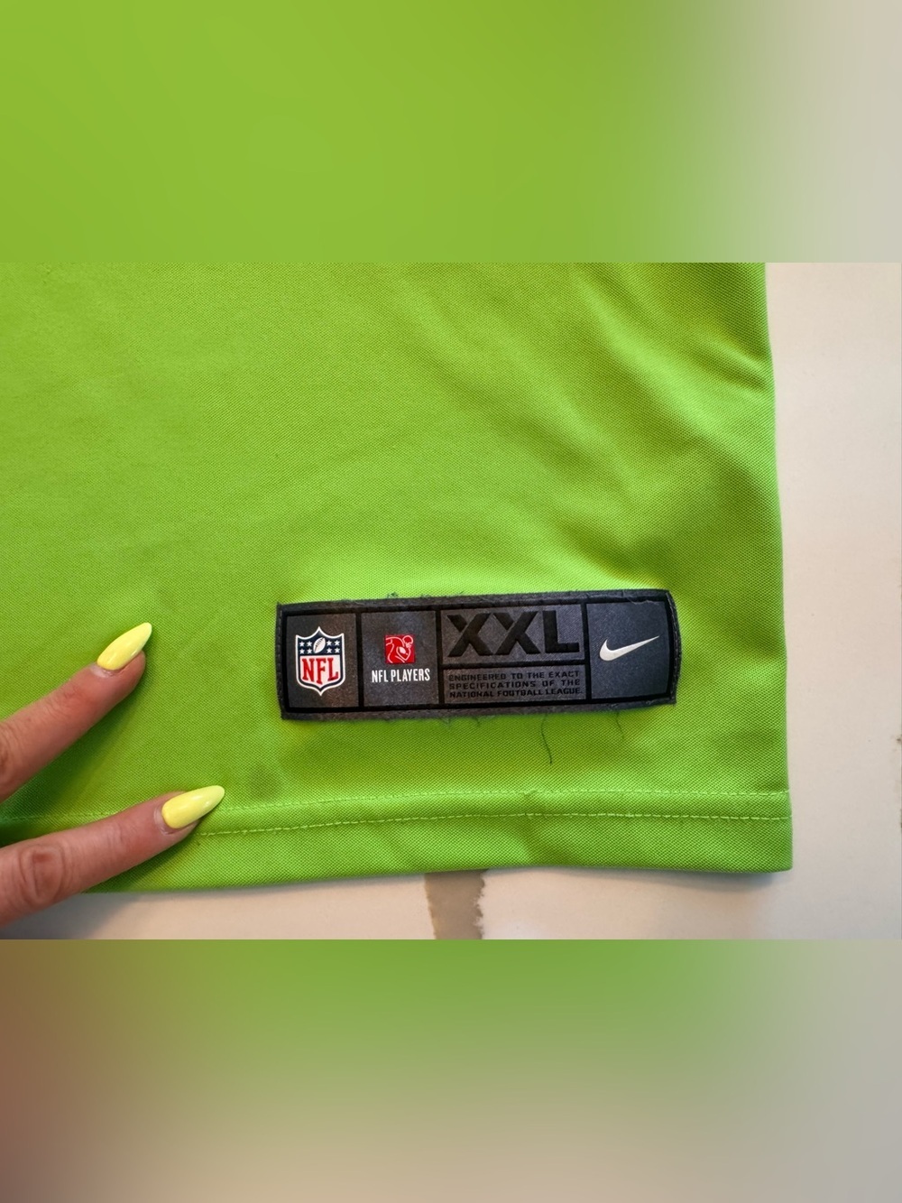 🔥 Nike Seattle Seahawks DK Metcalf Action Green Jersey XXL - Picture 7 of 12